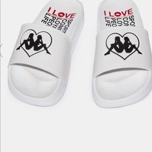 NWT Special edition kappa slides